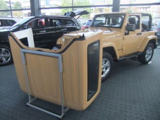 Hardtopständer 'ALU-Exklusiv', für die optimale Aufbewahrung Ihres JEEP-/SUV-Hardtops. Made in Germany.