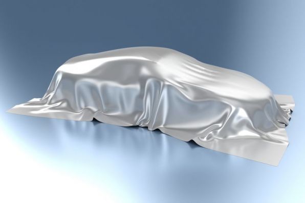 Präsentationsabdeckung für Fahrzeugpräsentationen - in 'Satin-Silber' - Größe 1: 6,50 m x 4,80 m